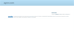 Desktop Screenshot of agrov.com